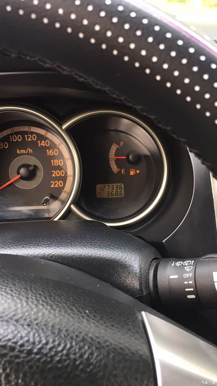 买的二手骊威09年手动收拾完了大家看看油耗