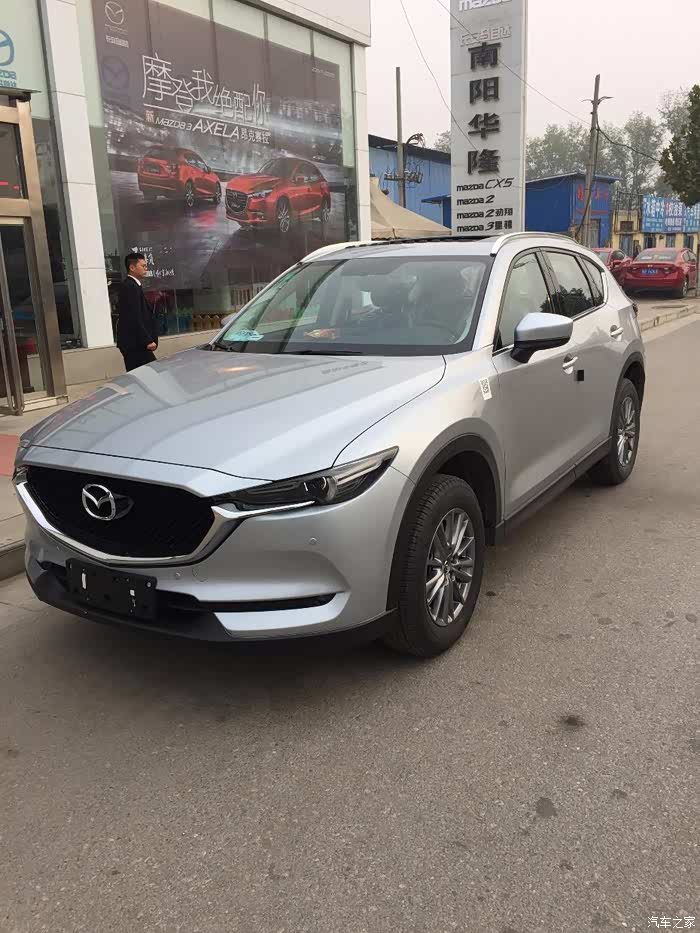东瀛宝马2017款银色马自达cx5首提