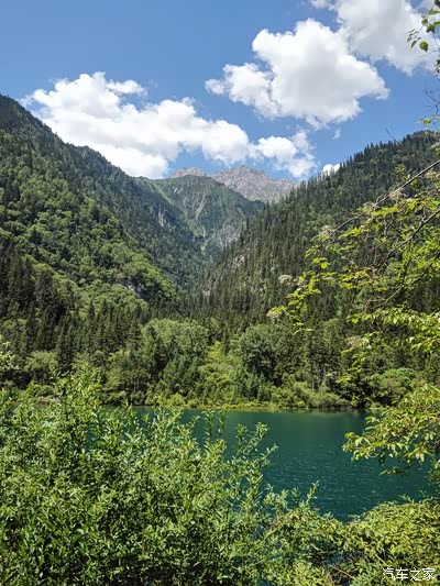 灯火辉煌心想可算来到寨沟拐进去哎个水泥厂再看后面乐车都跟拐进去都
