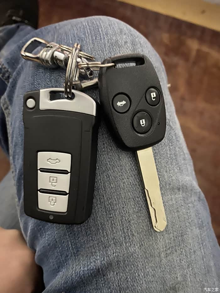 10年八代雅阁钥匙问题