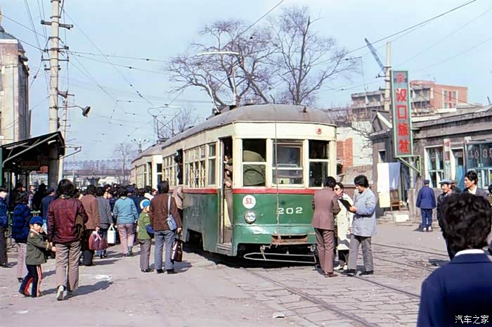 长春有轨电车老照片1980年代