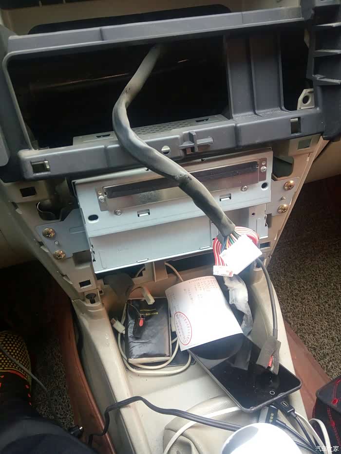 【图】更换cd机_v3菱悦论坛_汽车之家论坛