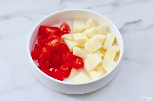 敢发就敢送#素什锦大拌菜 苹果番茄奶昔