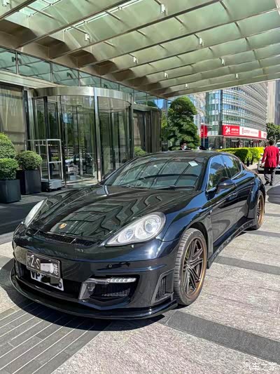 我把自己的保时捷帕拉梅拉全部改了,10w多改完了,到底帅不帅_panamera