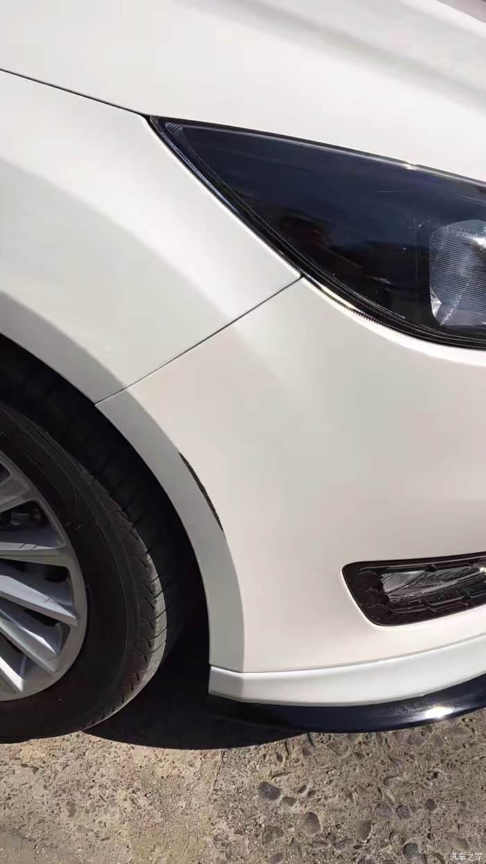 【图】17福克斯珍珠白自己动手补漆_福克斯论坛_汽车之家论坛