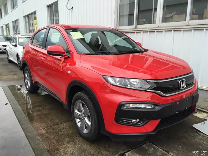 提车啦xrv15自动波红色好骚