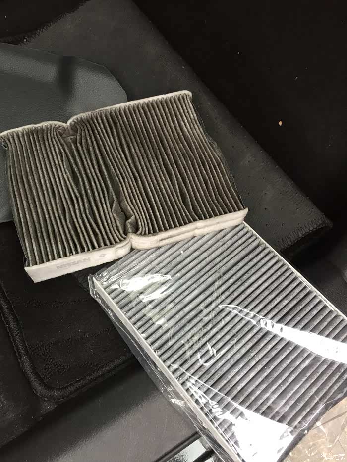 16逍客自己动手换空调滤芯