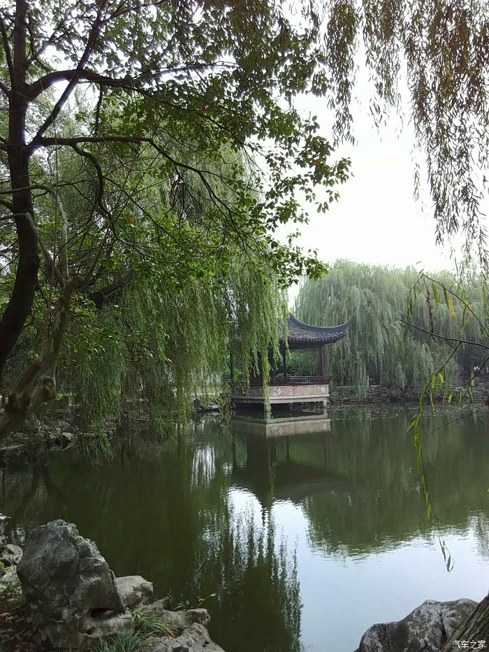 一人一车游江苏苏州震泽古镇震泽公园慈云禅寺文昌阁