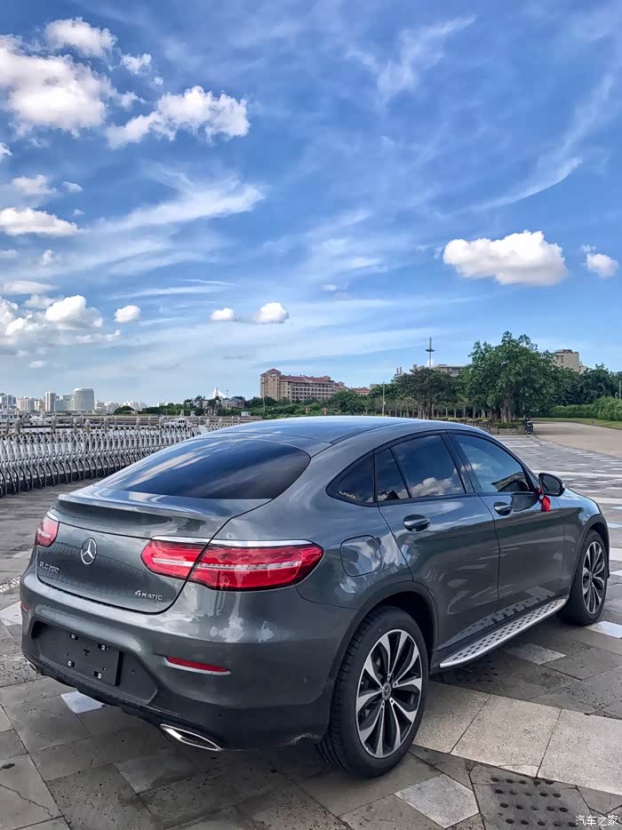【图】glc260 coupe(月光石灰)提车作业!_奔驰glc论坛_汽车之家论坛
