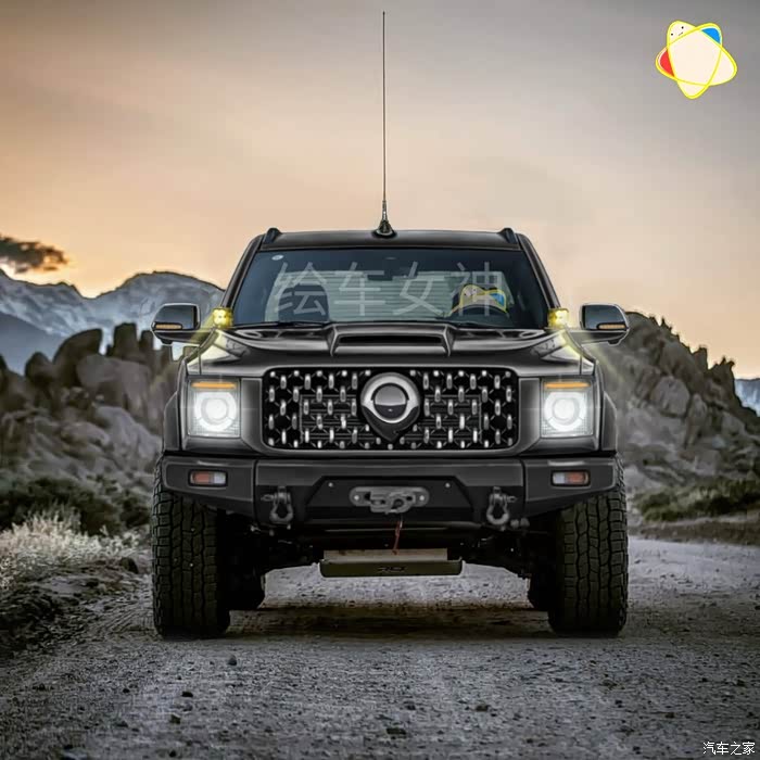 长城全尺寸皮卡巨炮外观解读预览v587