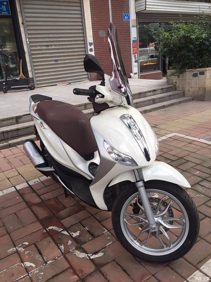比亚乔medley150abs提车加改装