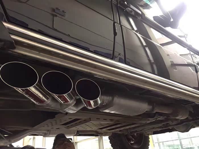 奔驰g500德国repose排气