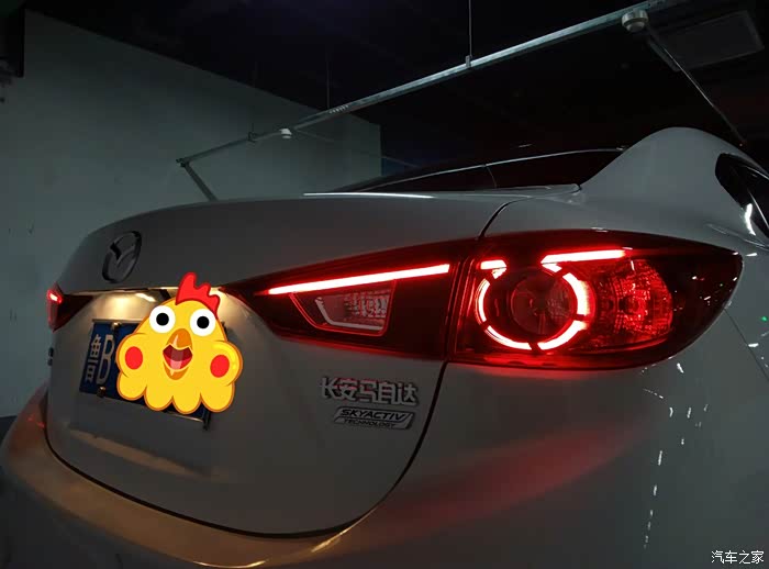 axela diy 】动手改装天使眼防日版尾灯_马自达3 昂克赛拉论坛_汽车之