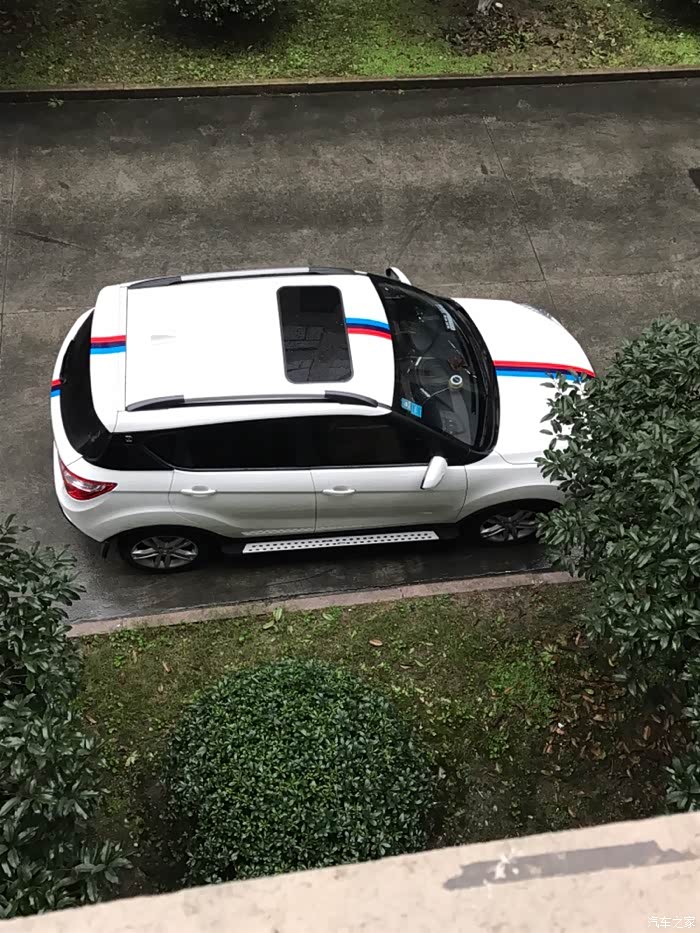 【图】35贴膜改装拉花._长安cs35论坛_汽车之家论坛