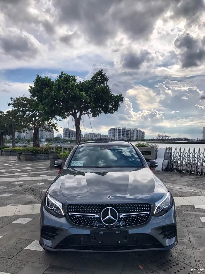 【图】glc260 coupe(月光石灰)提车作业!_奔驰glc论坛_汽车之家论坛