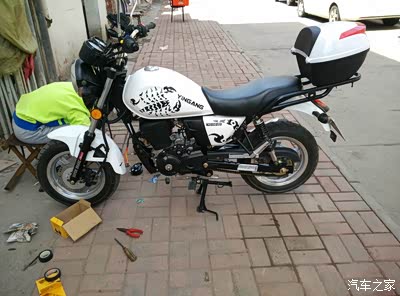 2016年4月银钢mini150提车作业和改装作业