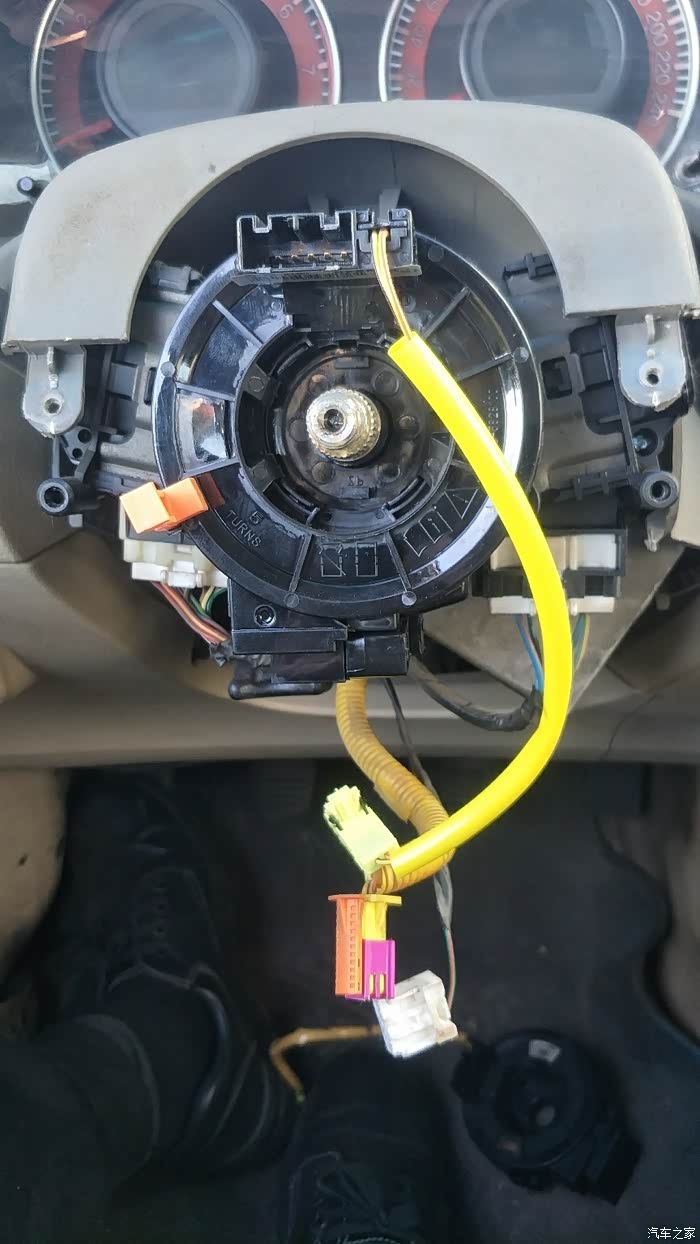 更换气囊游丝,消除故障灯