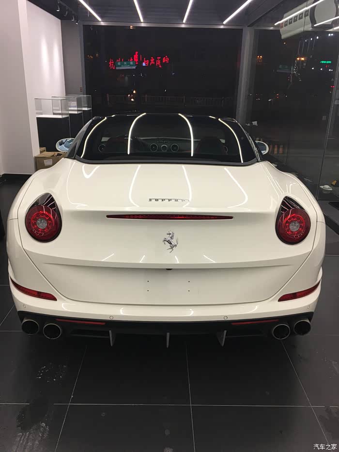 【图】板栗哥哥____白外红内,最完美的californiat,提车作业_法拉利