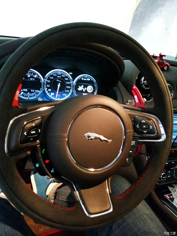 给我的捷豹xjl加装换档拨片