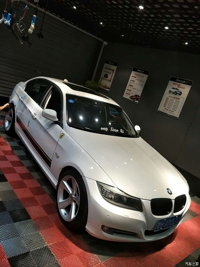 宝马e90 经典白色细节实拍
