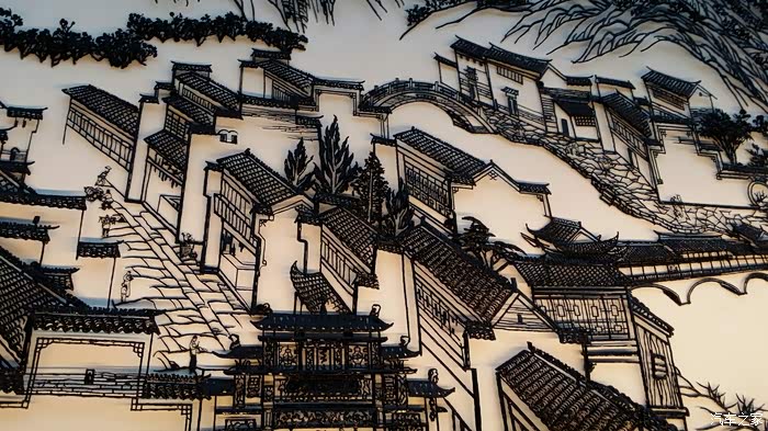 西江月·夜游鸠兹古镇