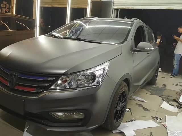 【图】全车改色作业_宝骏310论坛_汽车之家论坛