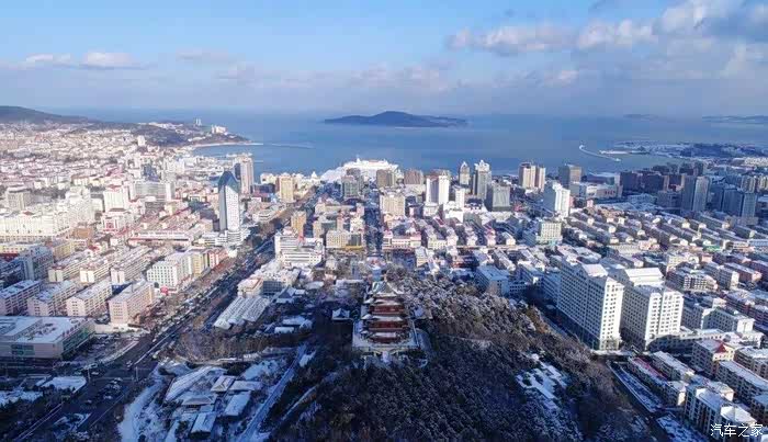 威海冬天的雪景