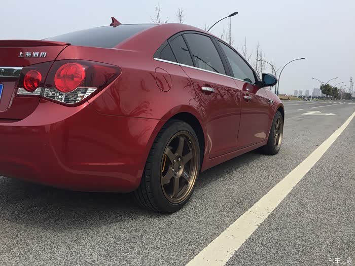 出自用18寸科鲁兹轮毂te37