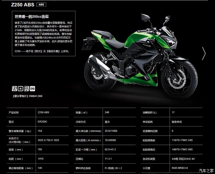 【图】关于z250和z250sl的操控性_川崎摩托车论坛_汽车之家论坛