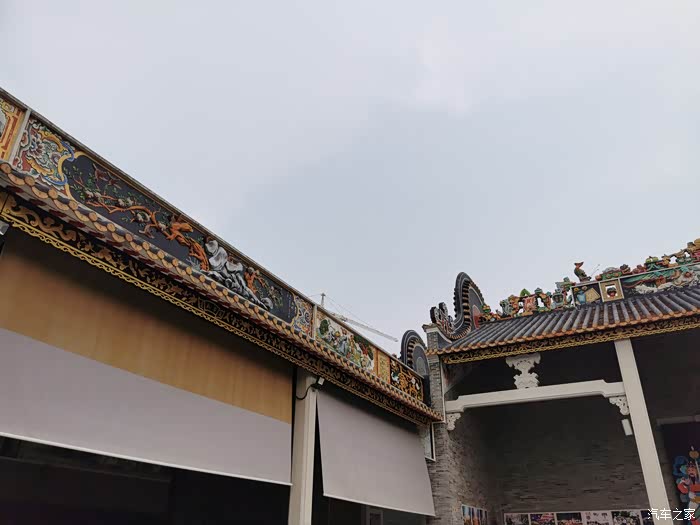 驾长安cs75游非常霸气的南庄霍氏大宗祠