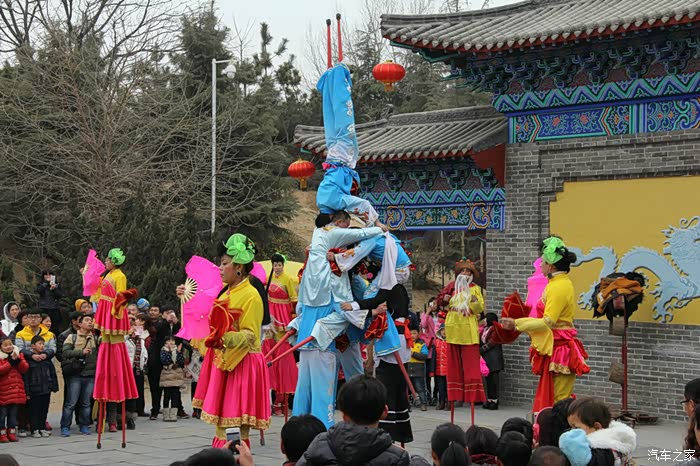 春节出行游记游开封万岁山翰园看演出