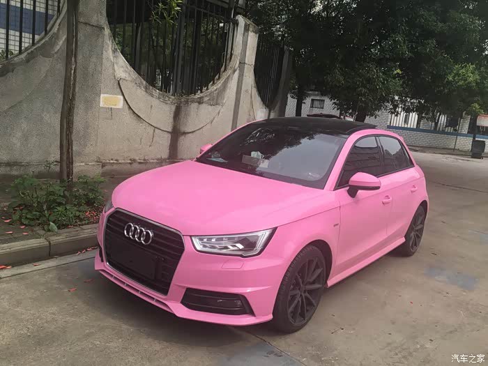 【图】你们见过粉色的小1么,萌萌哒,嘿嘿_奥迪a1论坛_汽车之家论坛