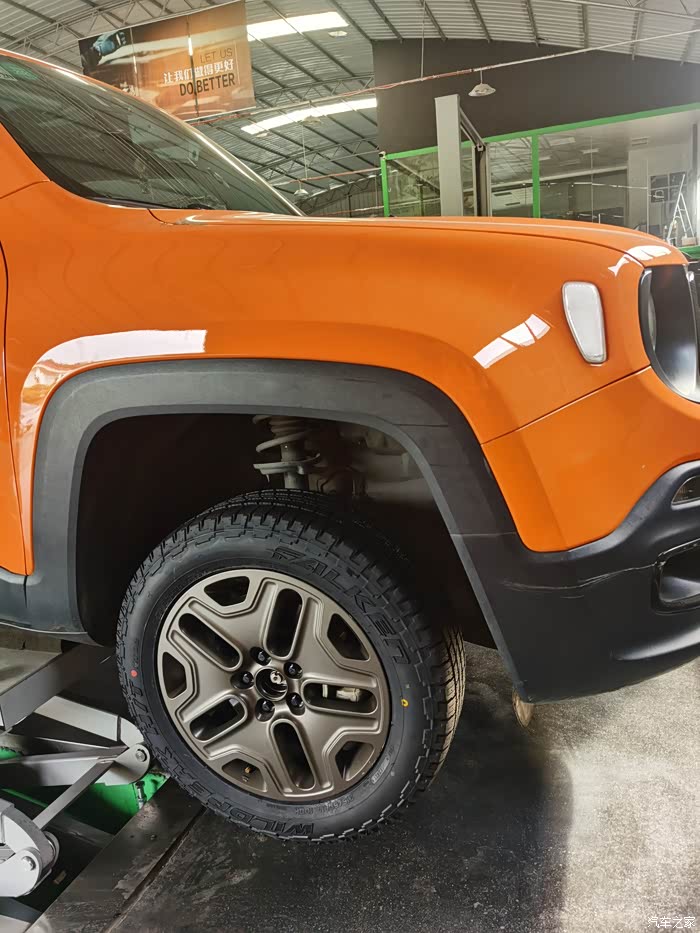 4t劲能版 换75轮毂轮胎_自由侠论坛_汽车之家论坛