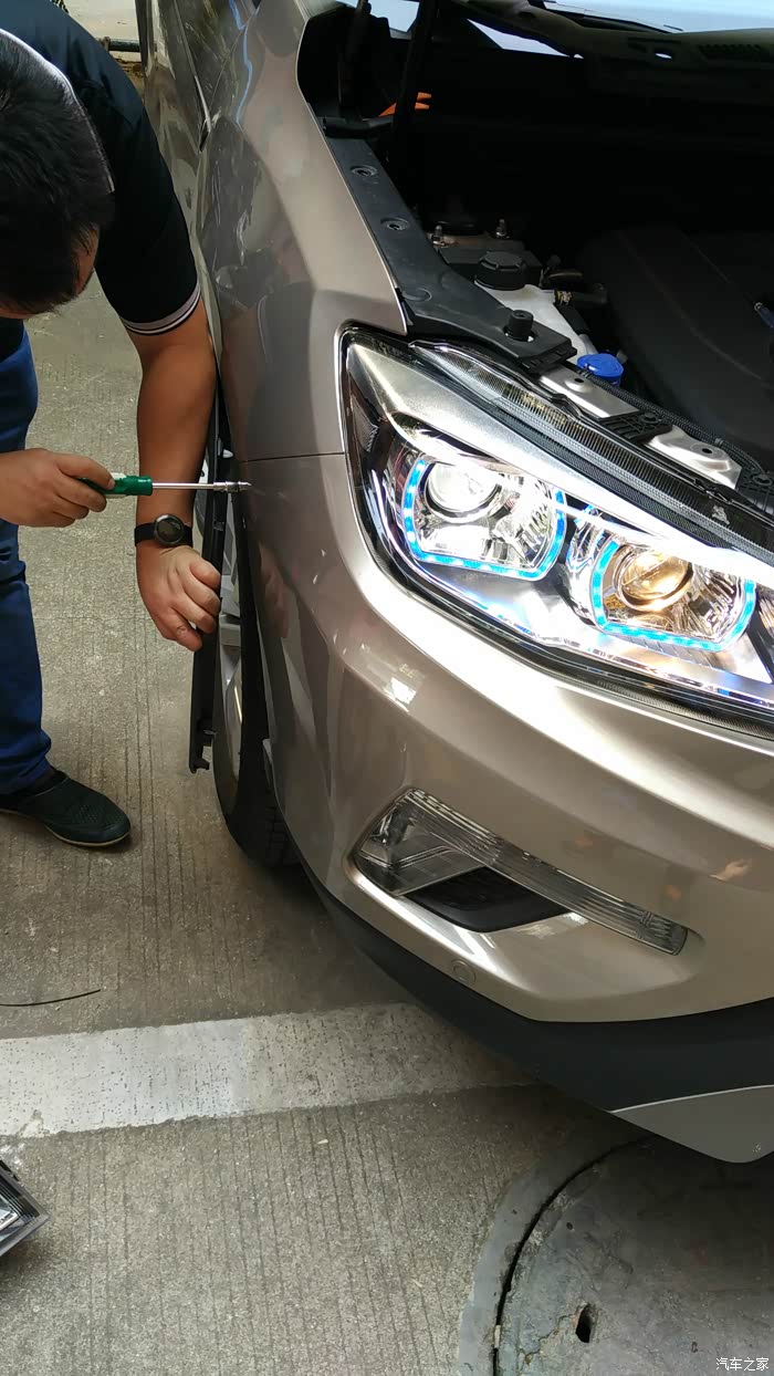 【深圳cs75官方车友会】340蜗牛之超级大灯总成