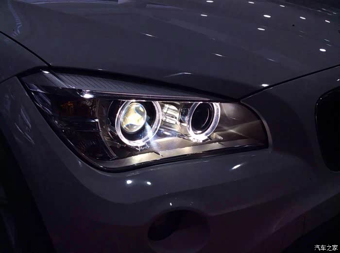 【图】x1总成天使眼氙气大灯_宝马x1论坛_汽车之家论坛