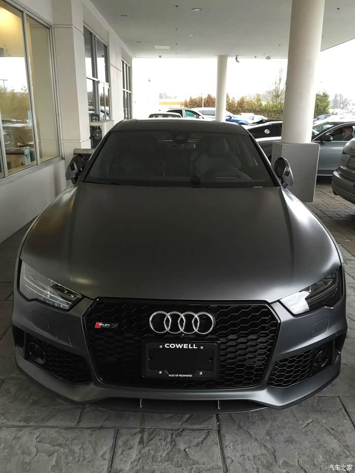 【图】rs7,原厂哑光灰,一个字帅_奥迪rs论坛_汽车之家论坛