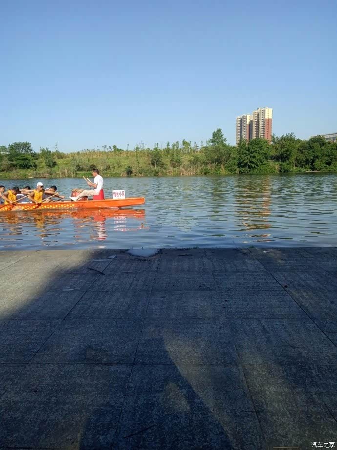 【图】秀江赛龙舟 逸动水中游_江西论坛_汽车之家论坛