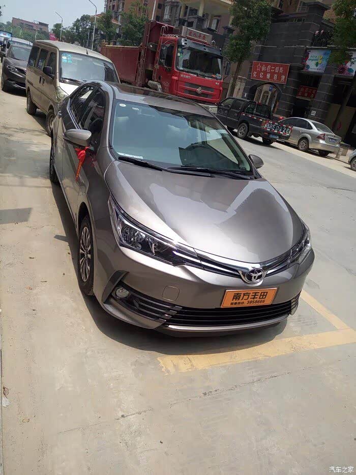 青铜色卡罗拉提车20多天再发帖路过的车友进来顶一下吧