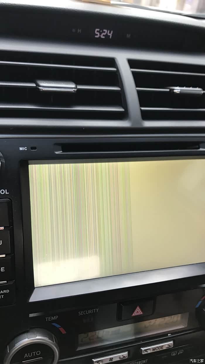 中控屏幕花屏时好时坏求大神赐教
