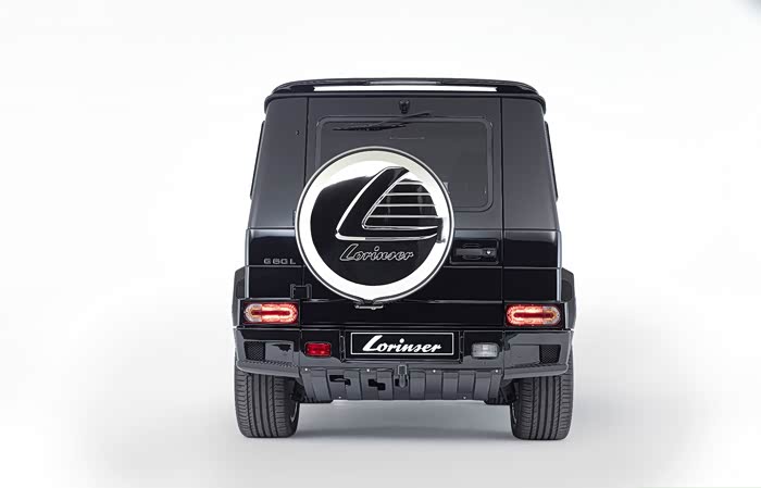 发几张黑色的基于奔驰g500定制的lorinserg60l图给大家看看