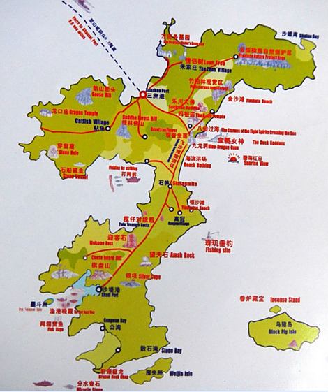 台山上川岛地图图片