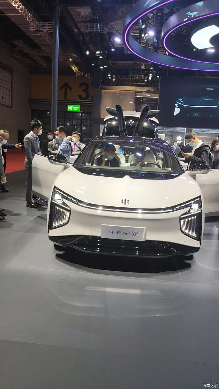 2021上海車展實拍高合hiphix