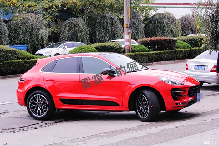保时捷macan turbo 黑变 gts 红 也是那么漂亮,真的 肯定