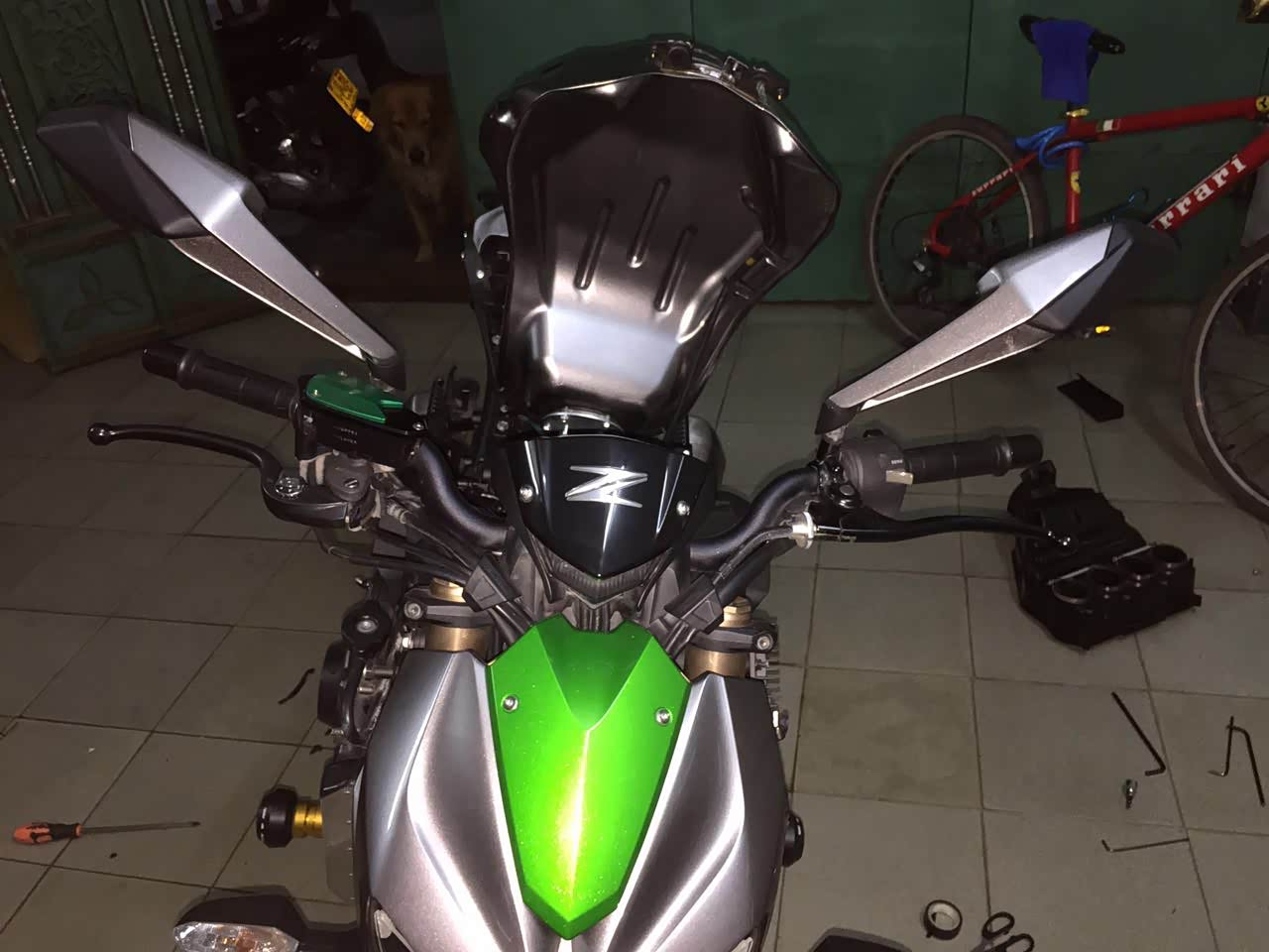 2014年川崎z1000之老鼠咬断线