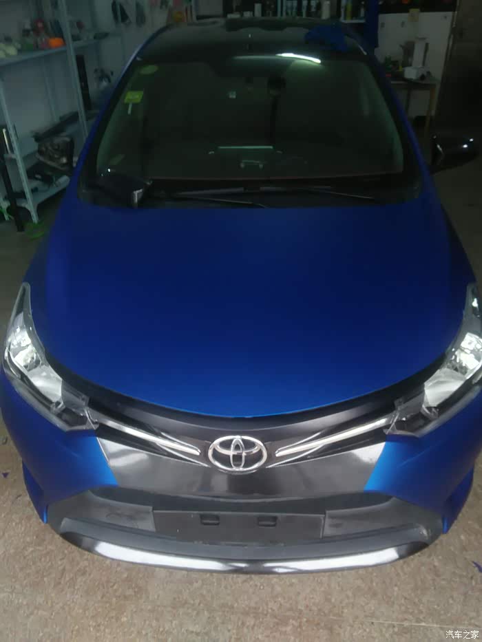 威驰换新装,白改冰蓝改色膜