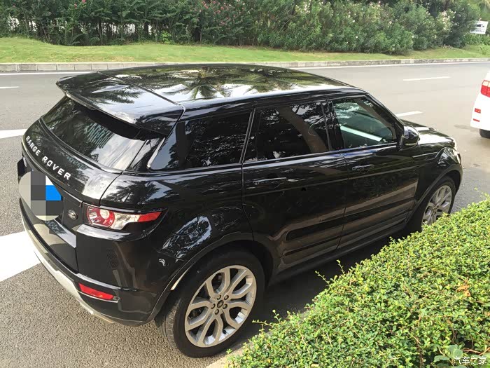 求认证进口揽胜极光2013款耀动版黑色