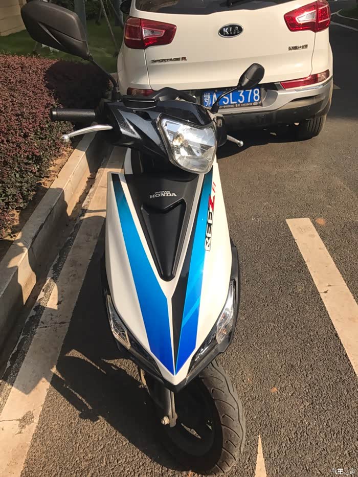 冷门踏板五羊本田鬼马100提车