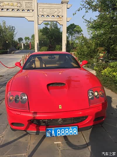 皖a88888红色法拉利