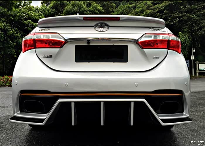 改装14款卡罗拉包围,求评论