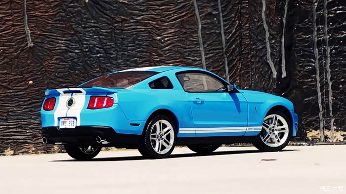 喜大普奔爱在深秋钟爱野马天蓝蛇王gt500外拍by小科